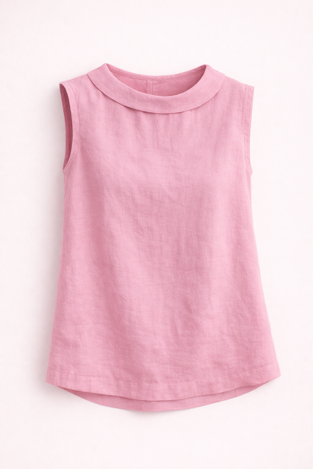 Sleeveless Roll Collar Tank Top for Women