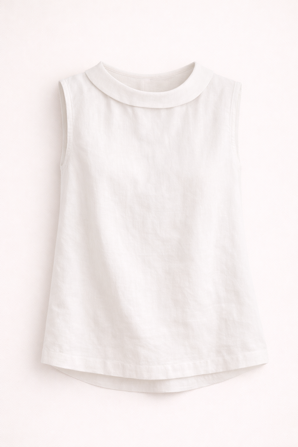 Sleeveless Roll Collar Tank Top for Women