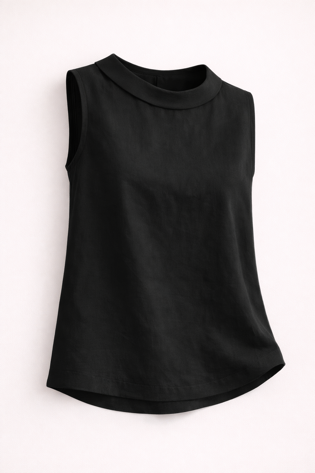 Sleeveless Roll Collar Tank Top for Women